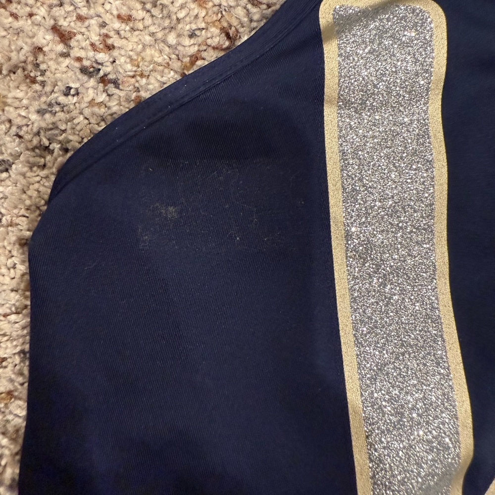 Victoria's Secret Dark Blue and Metallic Sports Bra - Picture 3 of 5